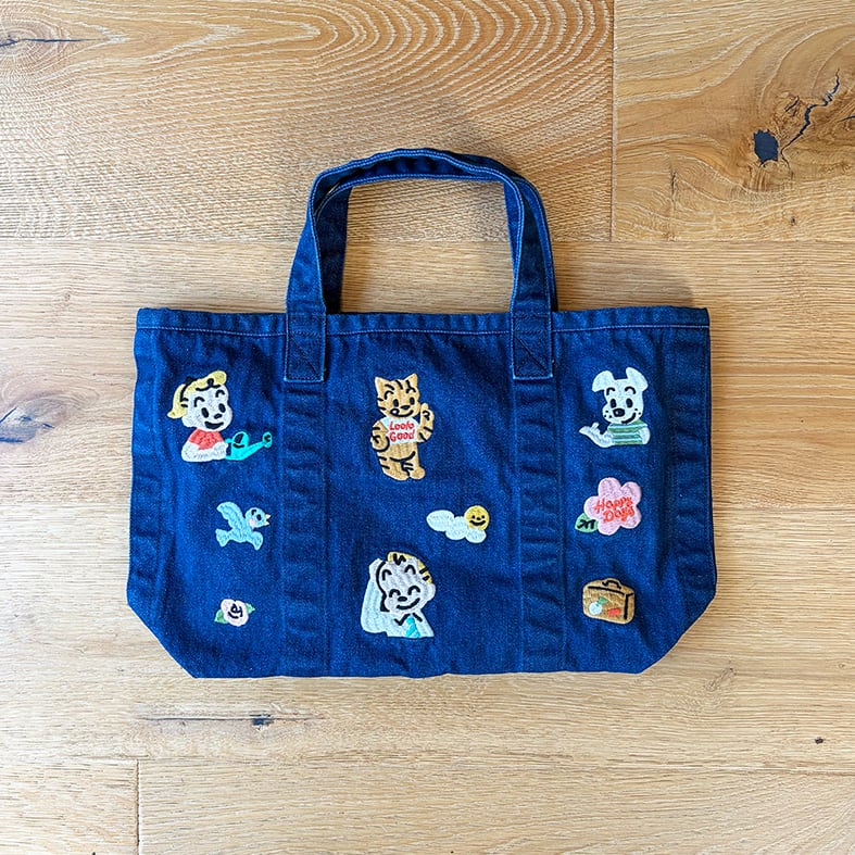 OSAMU GOODS Love | Denim Tote Bag Mini