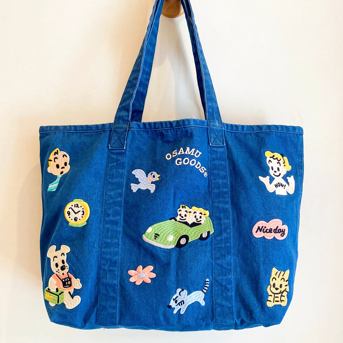 OSAMU GOODS Nice Day | Denim Tote Bag