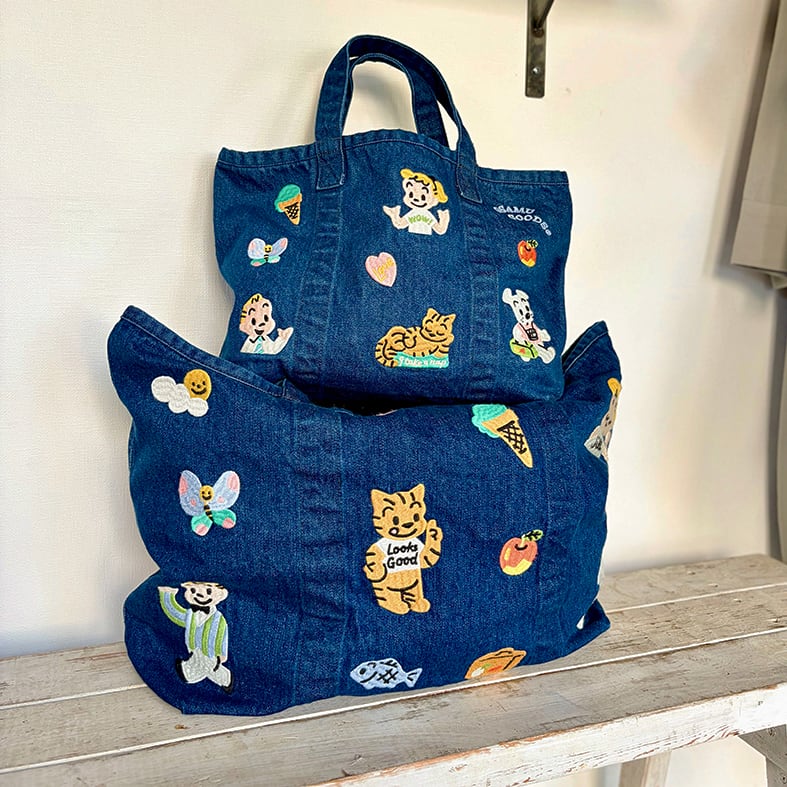 OSAMU GOODS Love | Denim Tote Bag Mini