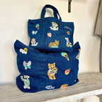OSAMU GOODS Love | Denim Tote Bag Mini