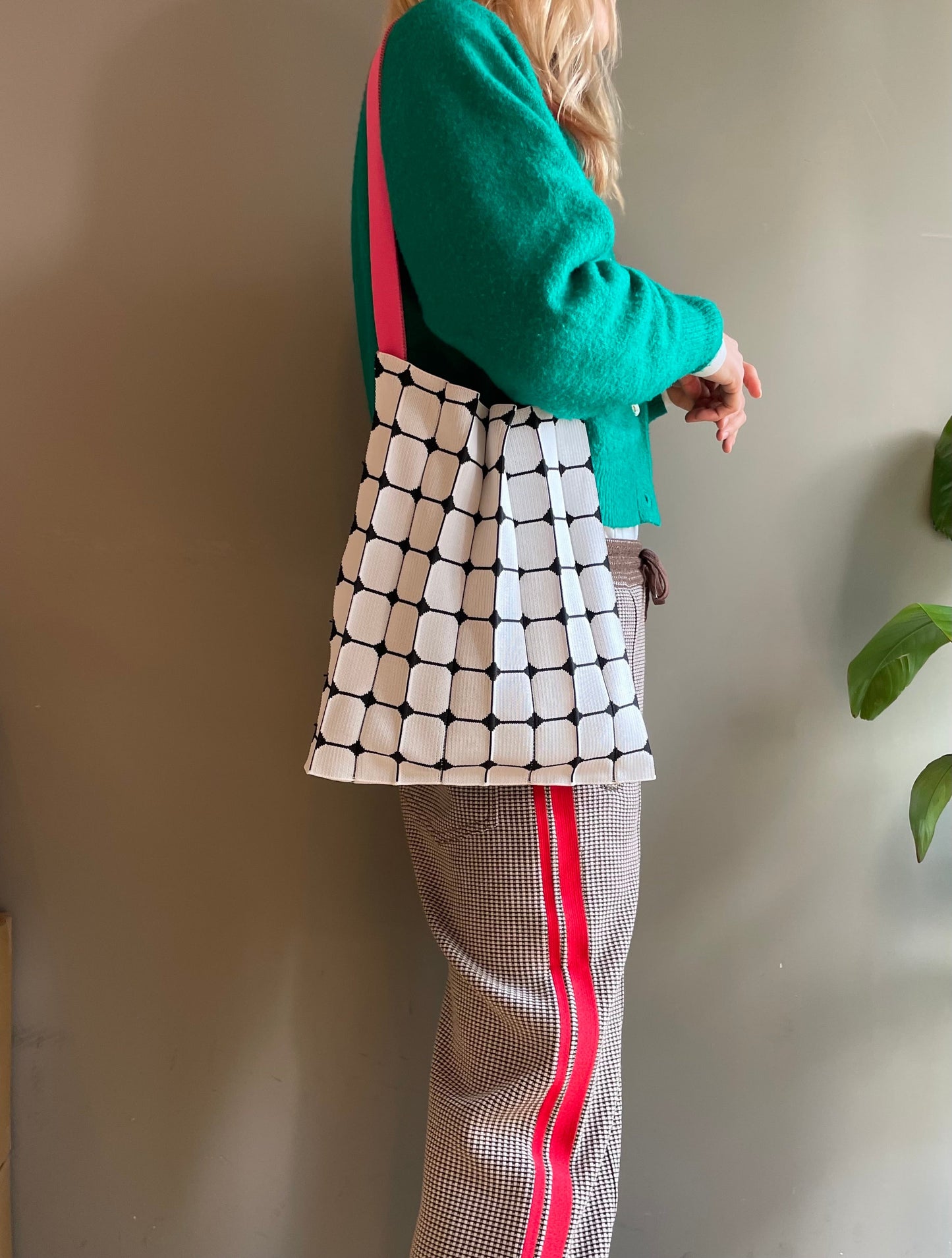 Knitty Bag - Tile / Pink