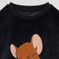 Tom and Jerry Boa Fleece Long Sleeve Sweat (Tom and Jerry_Laughing Jerry)