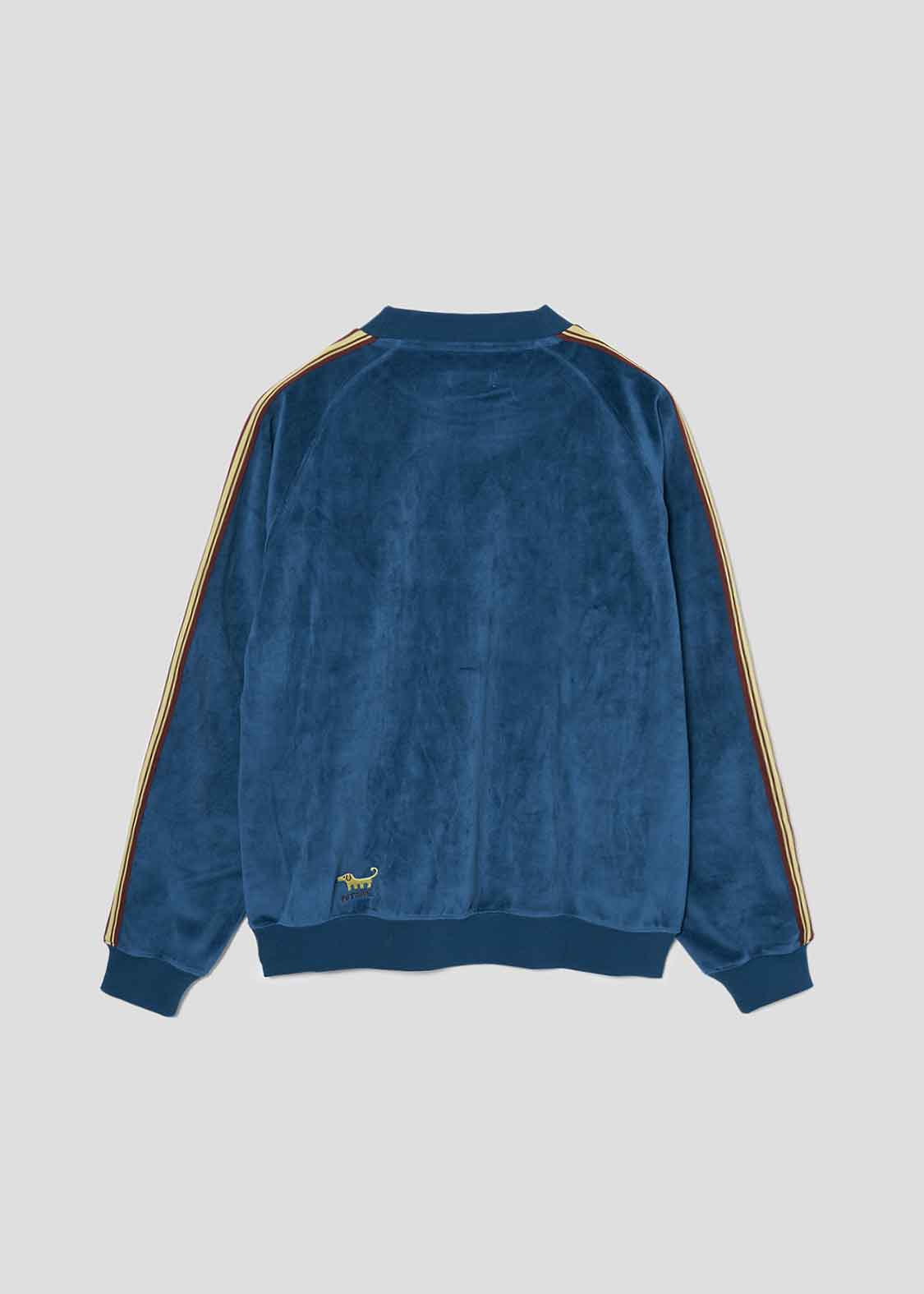 Velour Long Sleeve Track Tops (Nagasugiru Inu)