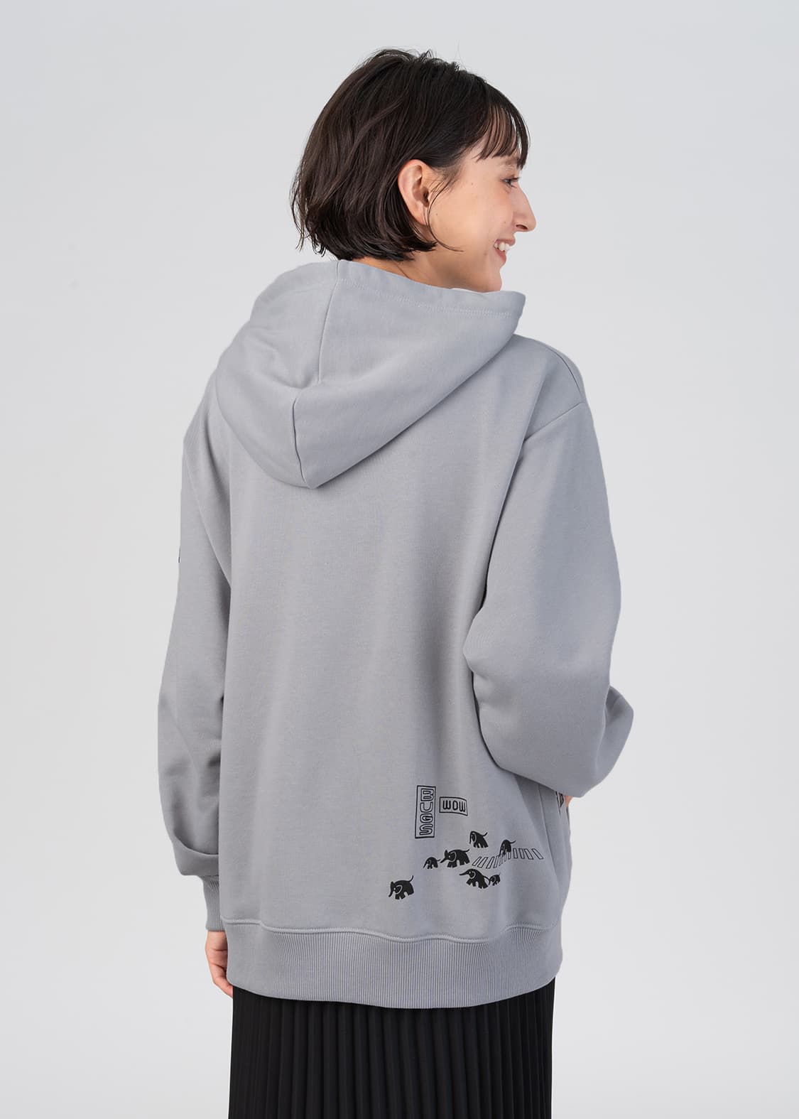 Embroidery Long Sleeve Parka (Ant Invaders)