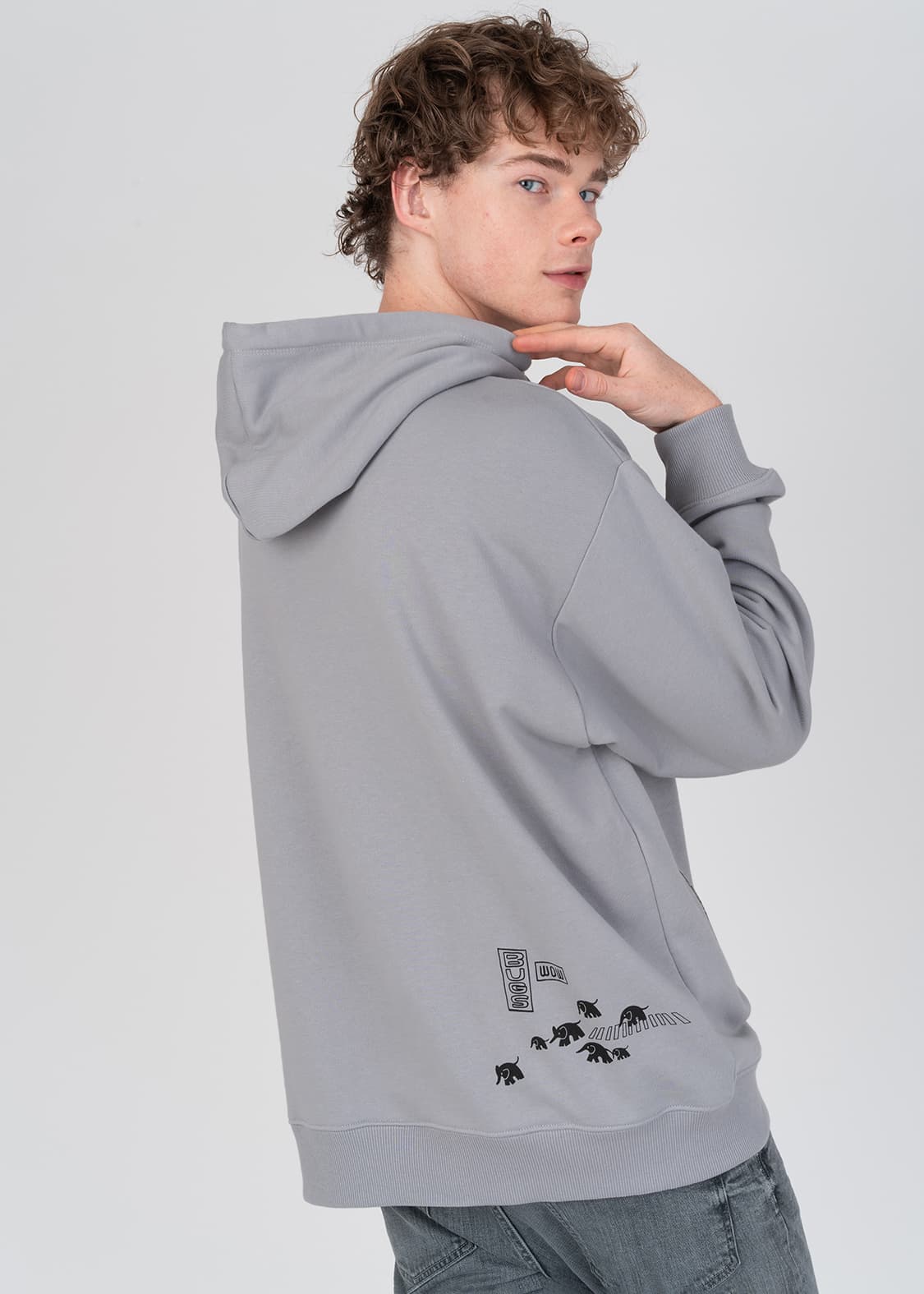 Embroidery Long Sleeve Parka (Ant Invaders)