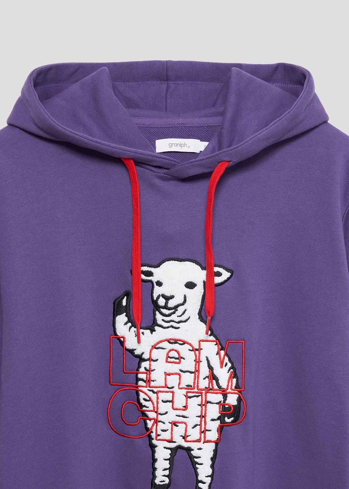 Graphic Long Sleeve Parka (Lamb Chop)