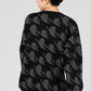 Keiko Sena Jacquard Long Sleeve Knit (Keiko Sena_Silhouette Pattern)