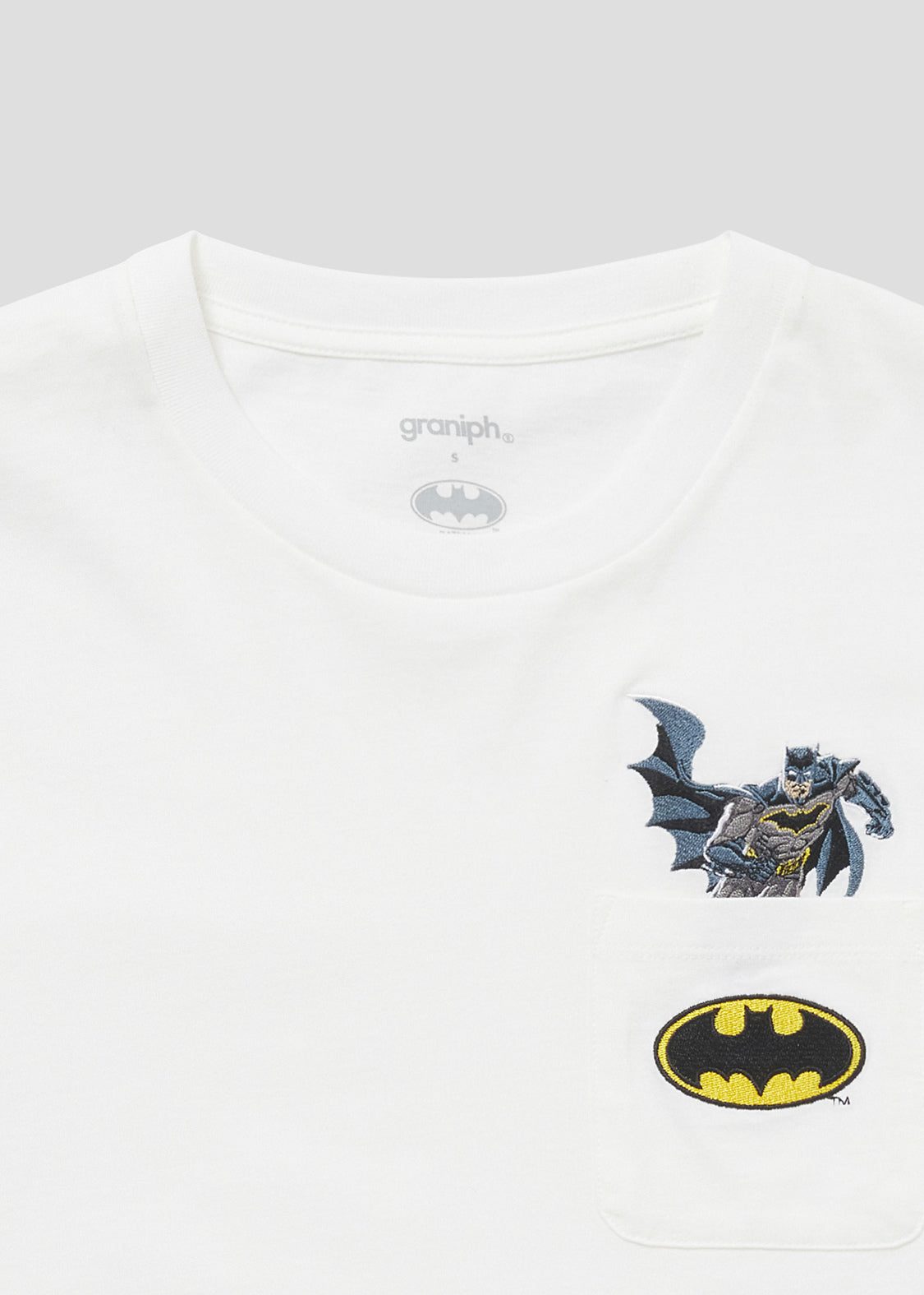 Batman Short Sleeve Tee (Batman_Batman Embroidery)