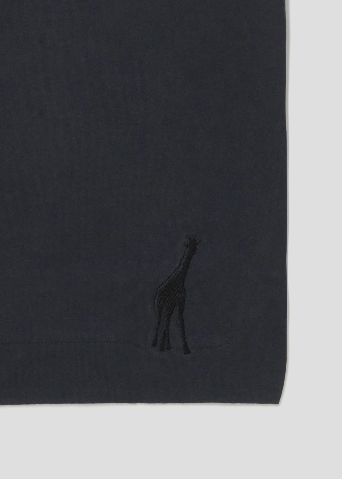 Side Triangle Short Sleeve Tee (Giraffe Silhouette)