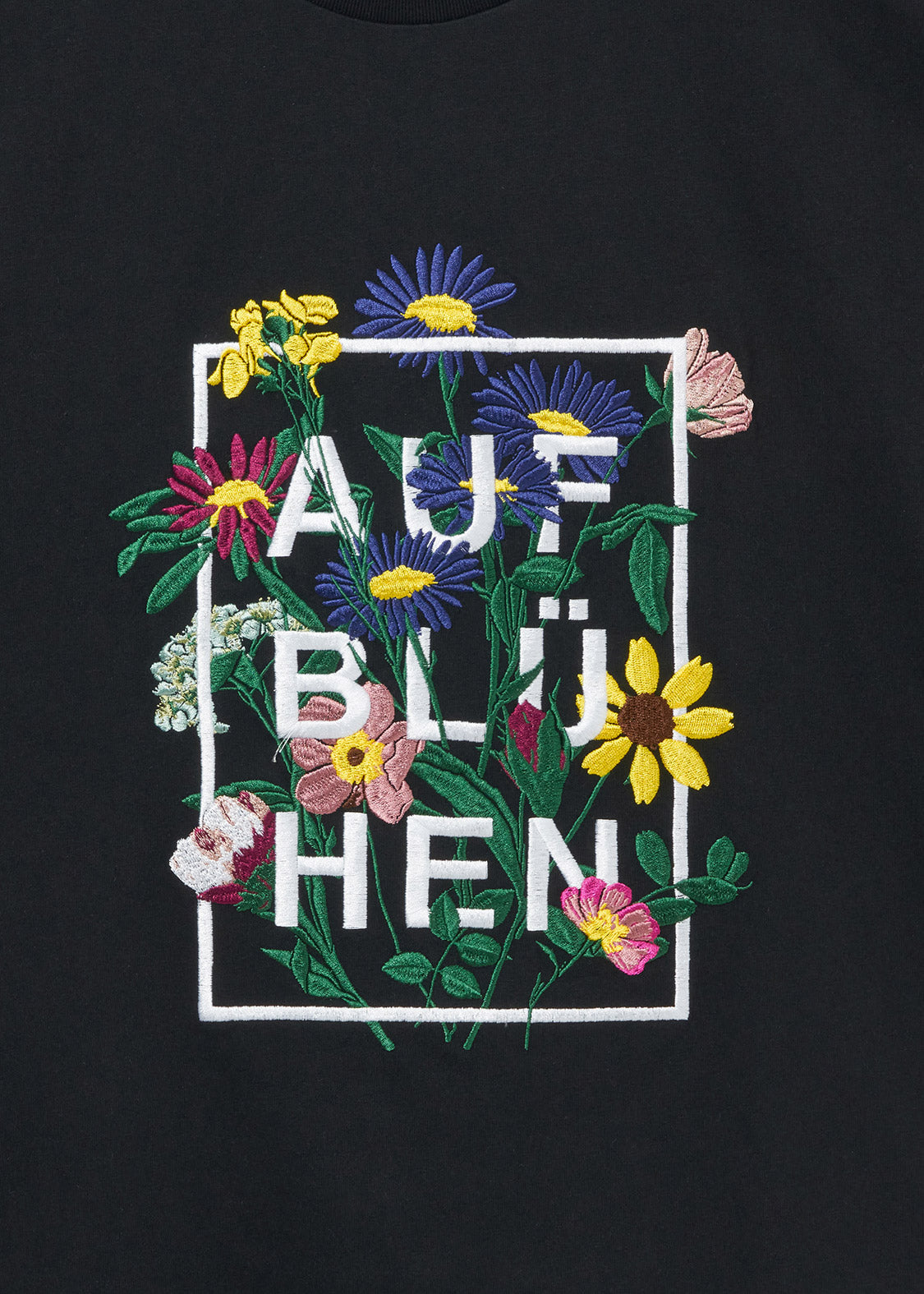 Big Silhouette Half Sleeve Tee (Pressed Flower) – Via Artists