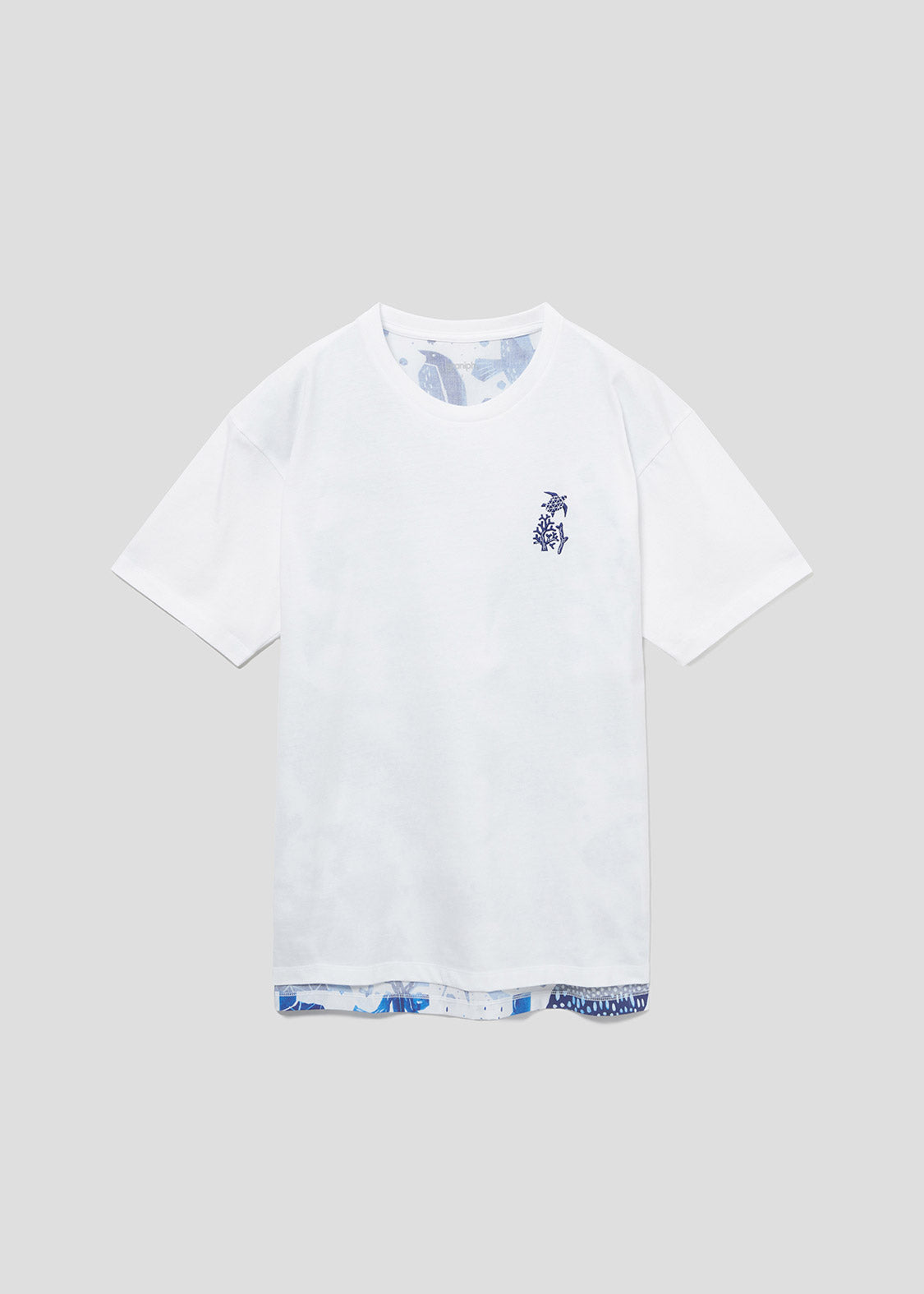 Loose Fit Short Sleeve Tee (Animals in the Sea)