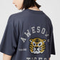 Heavy Weight Half Sleeve Tee (Awesome Tiger College)