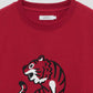 Big Silhouette Half Sleeve Sweat (Awesome Tiger Standing)