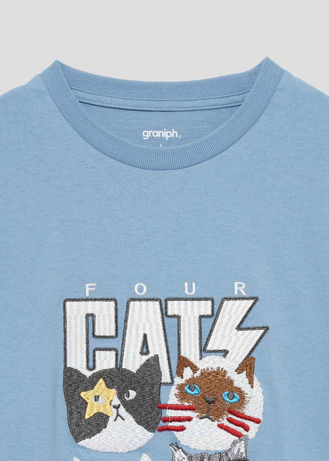 Big Silhouette Half Sleeve Tee (THE FOUR CATS)