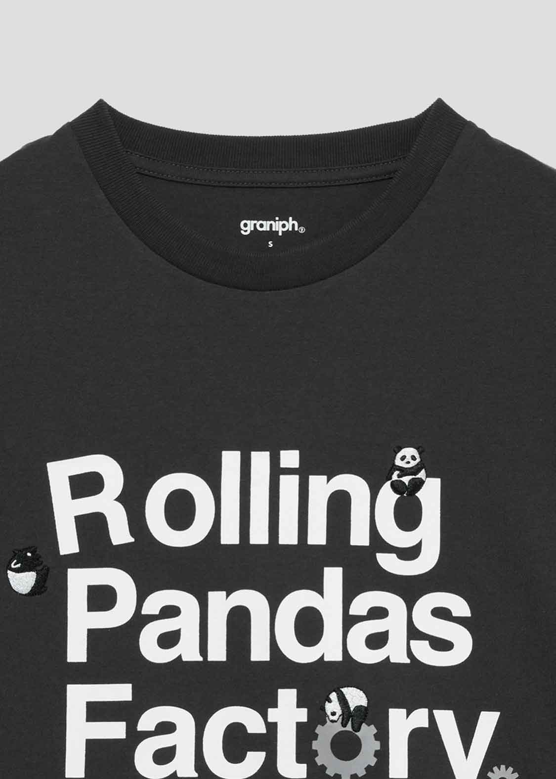 Big Silhouette Half Sleeve Tee (Rolling Pandas Factory)