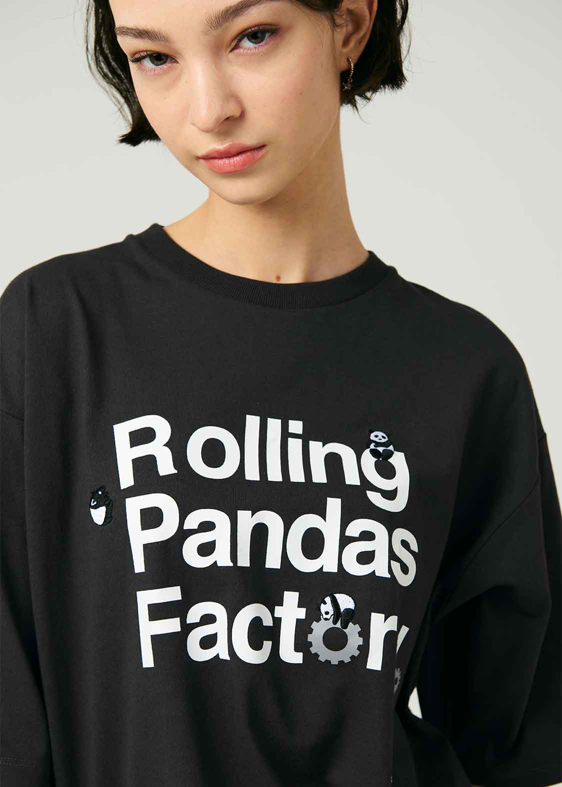 Big Silhouette Half Sleeve Tee (Rolling Pandas Factory)