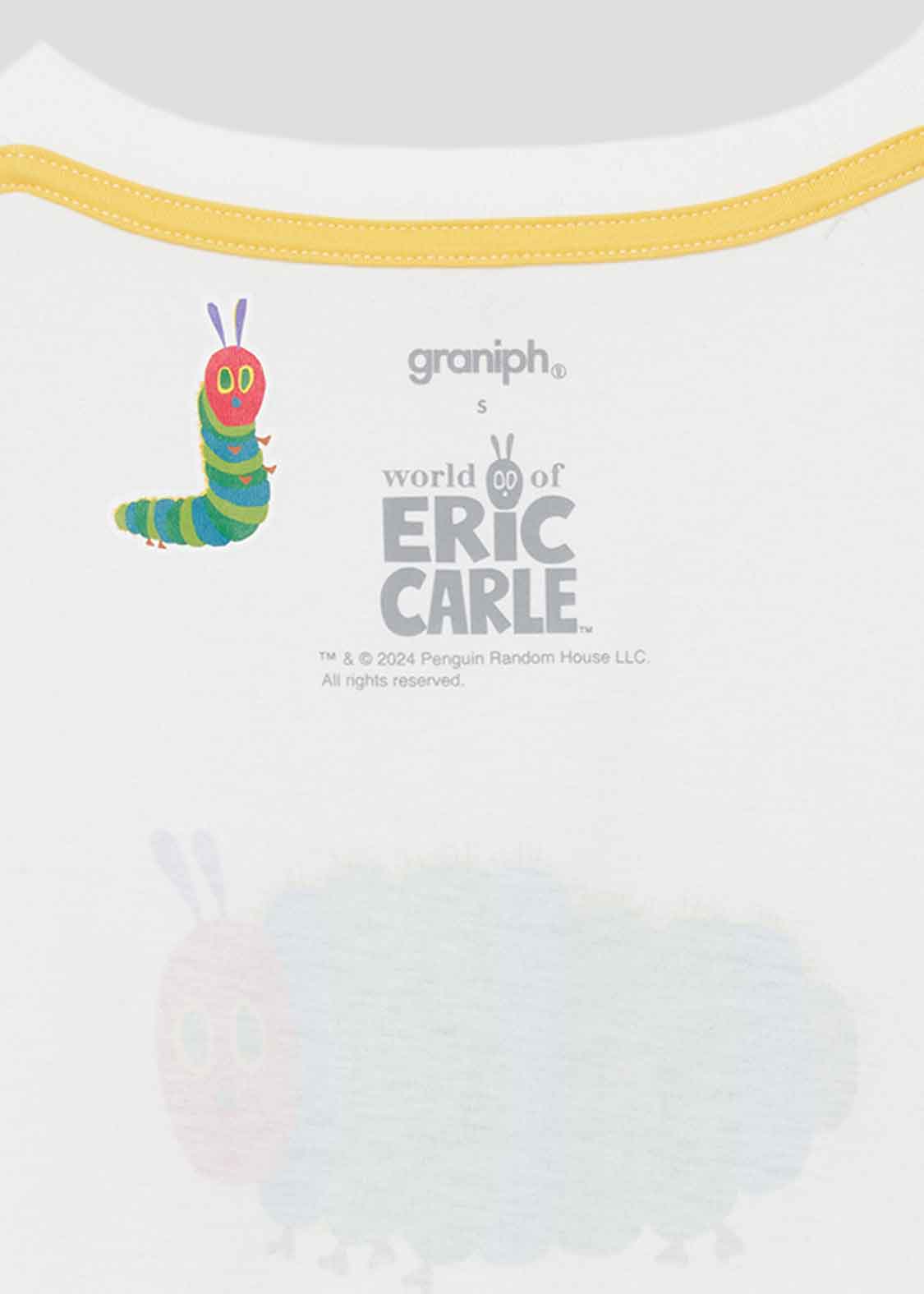 Eric Carle Short Sleeve Tee (Eric Carle_Fruit and Very Hungry Caterpillar 2)