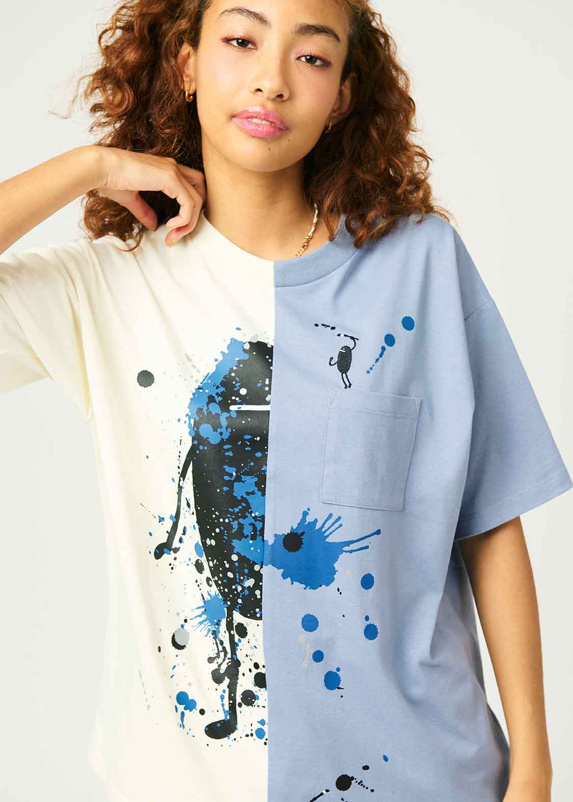 Docking Big Silhouette Short Sleeve Tee (Splash Beautiful Shadow)