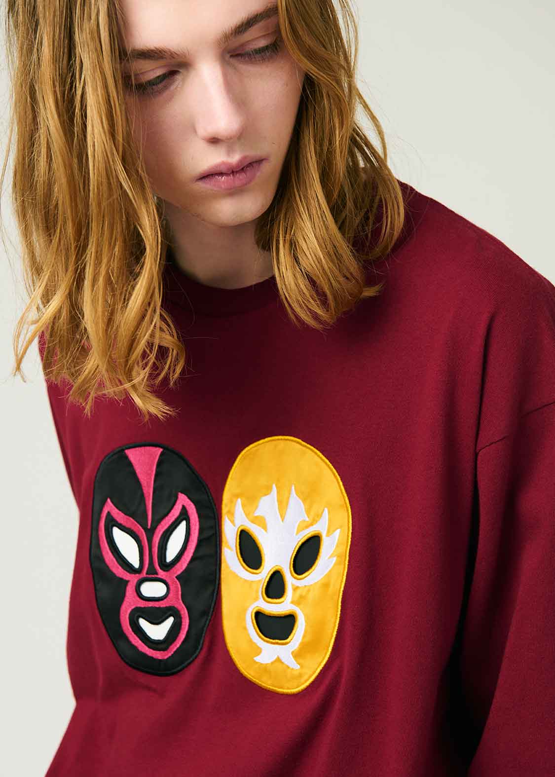 Big Silhouette Half Sleeve Tee (Lucharyman Mask)