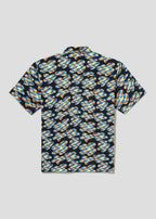 Big Silhouette Short Sleeve Shirt (Pixelized Flower)