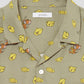 Tom and Jerry Open Collar Short Sleeve Shirt (Tom and Jerry_Cheese and Jerry Pattern)