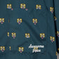 Open Collar Short Sleeve Shirt (Tiger Embroidery)