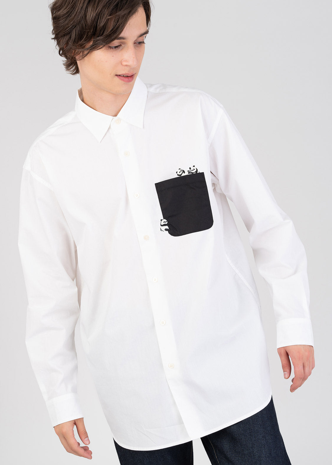 Graphic Long Sleeve Shirt (Sesame Salt Rice Ball)
