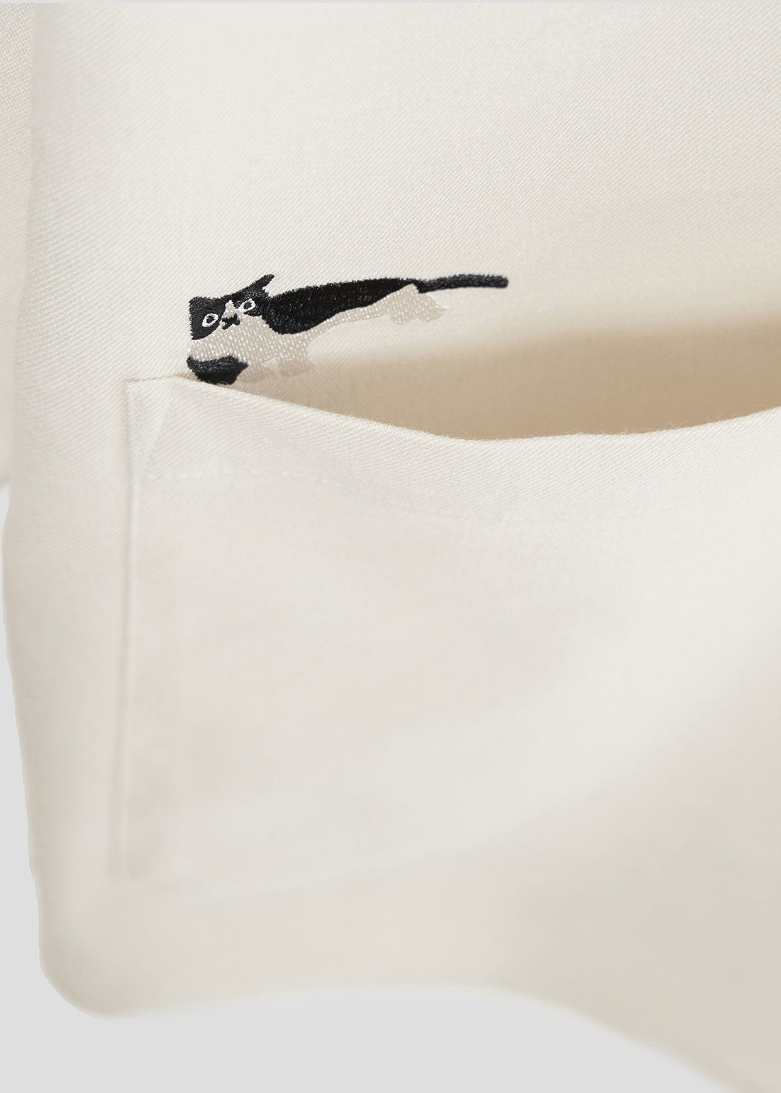Stand Collar Long Sleeve Shirt (Peel Off)