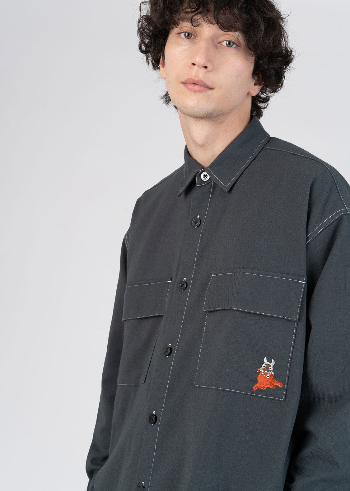 Double Pocket Long Sleeve Shirt (Mendaco)