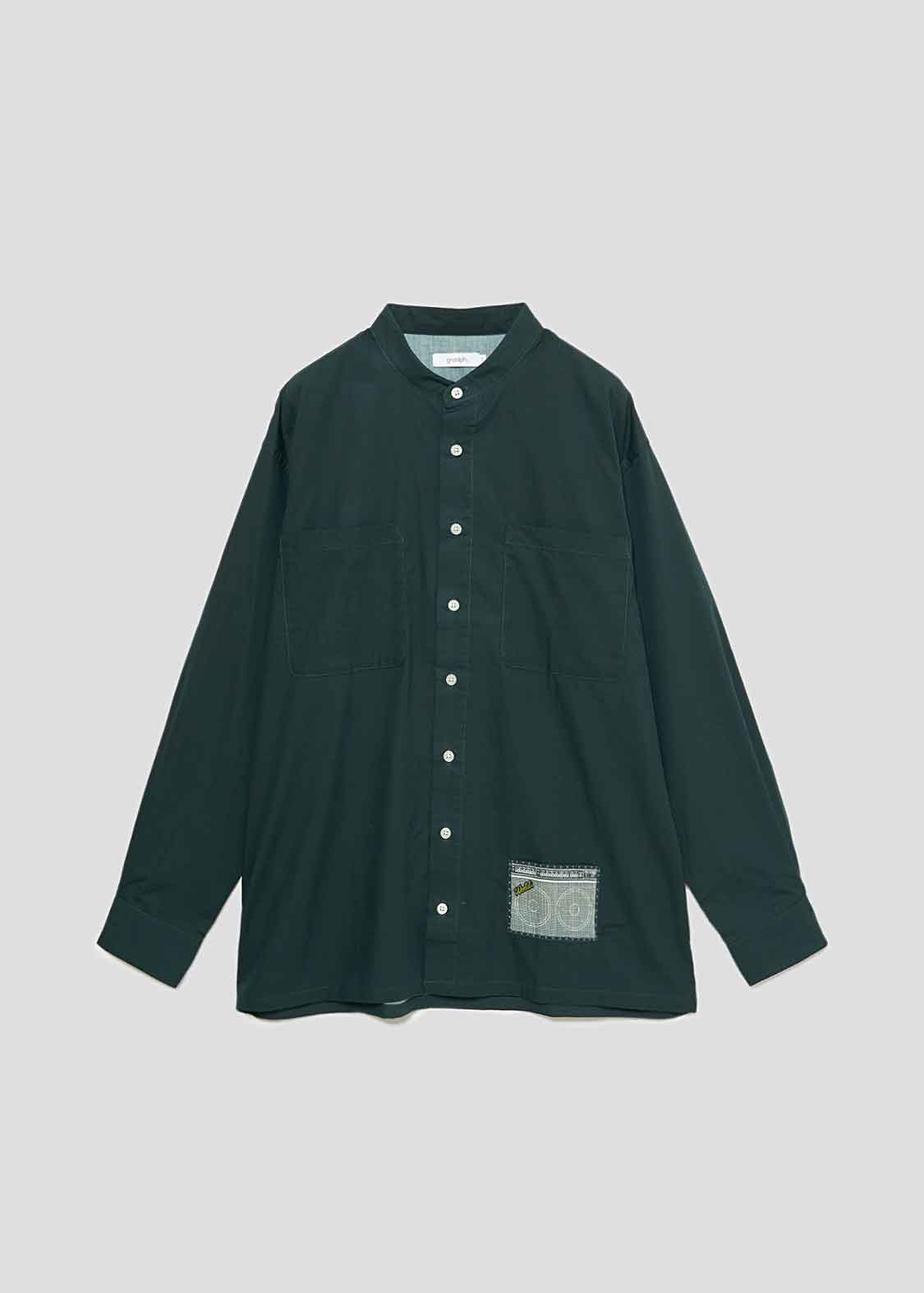 Yusuke Nakamura Stand Collar Long Sleeve Shirt (Yusuke Nakamura_Chinatown style)
