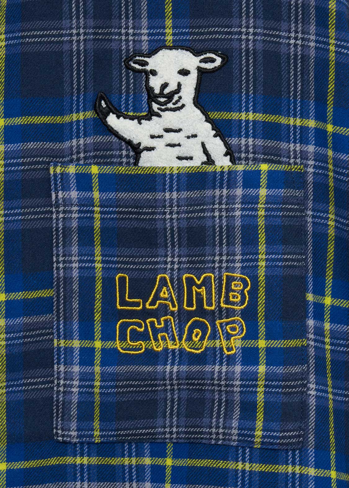 Big Silhouette Long Sleeve Nel Shirt (Lamb Chop)