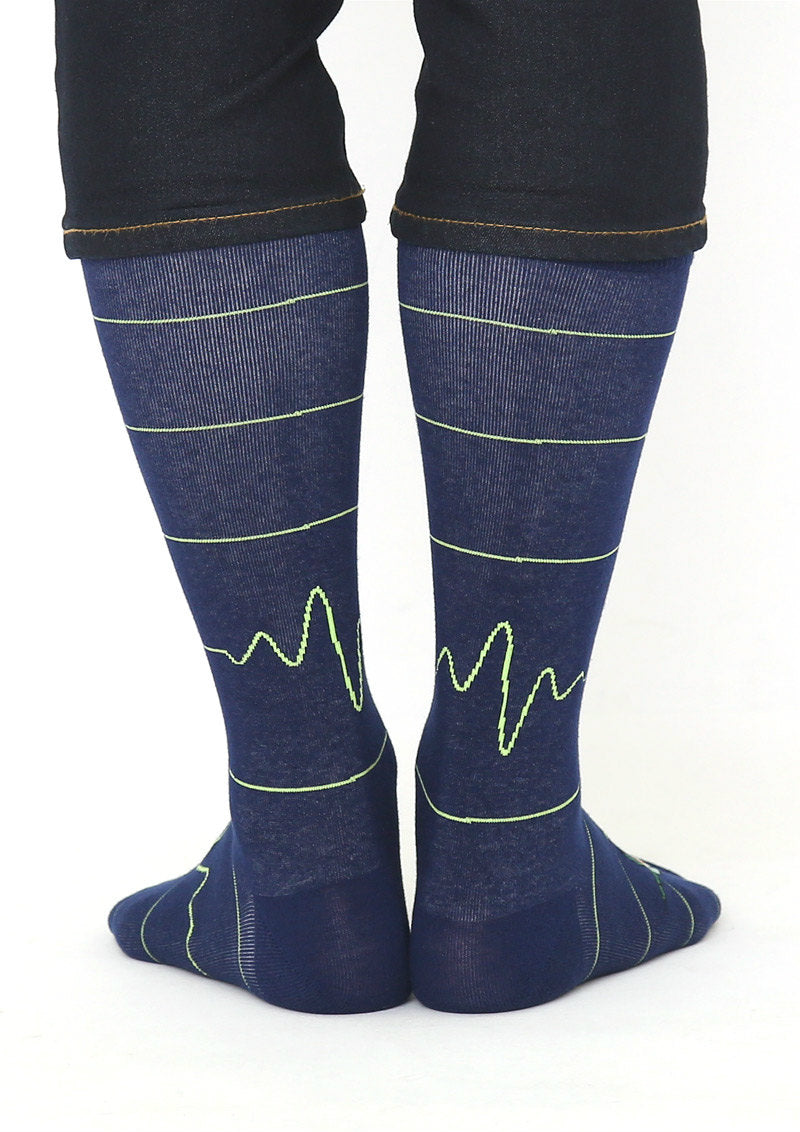 SpongeBob SquarePants Long Socks (SpongeBob SquarePants_Karen Striped Pattern)