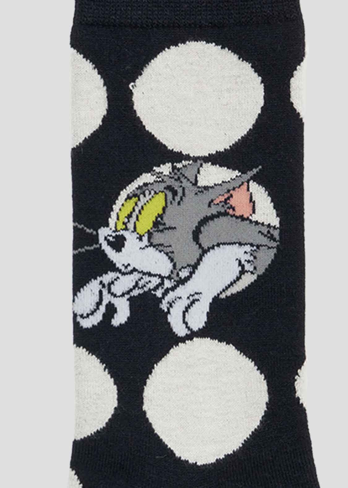 Tom and Jerry Long Socks (Tom and Jerry_Tom and Jerry Dot)
