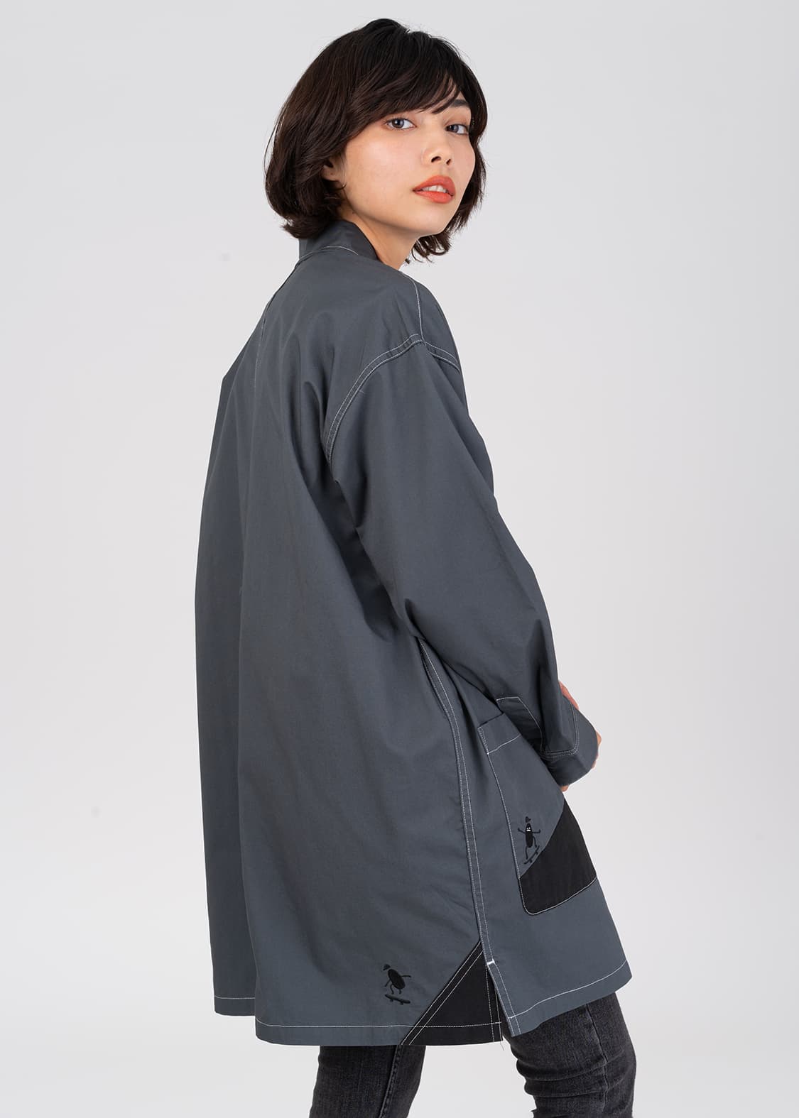 Cotton Twill Patch Pocket Coat (Ollie BS)