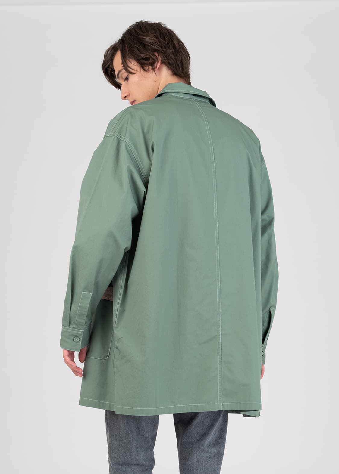 Cotton Twill Patch Pocket Coat (Nice Middle-aged Men)