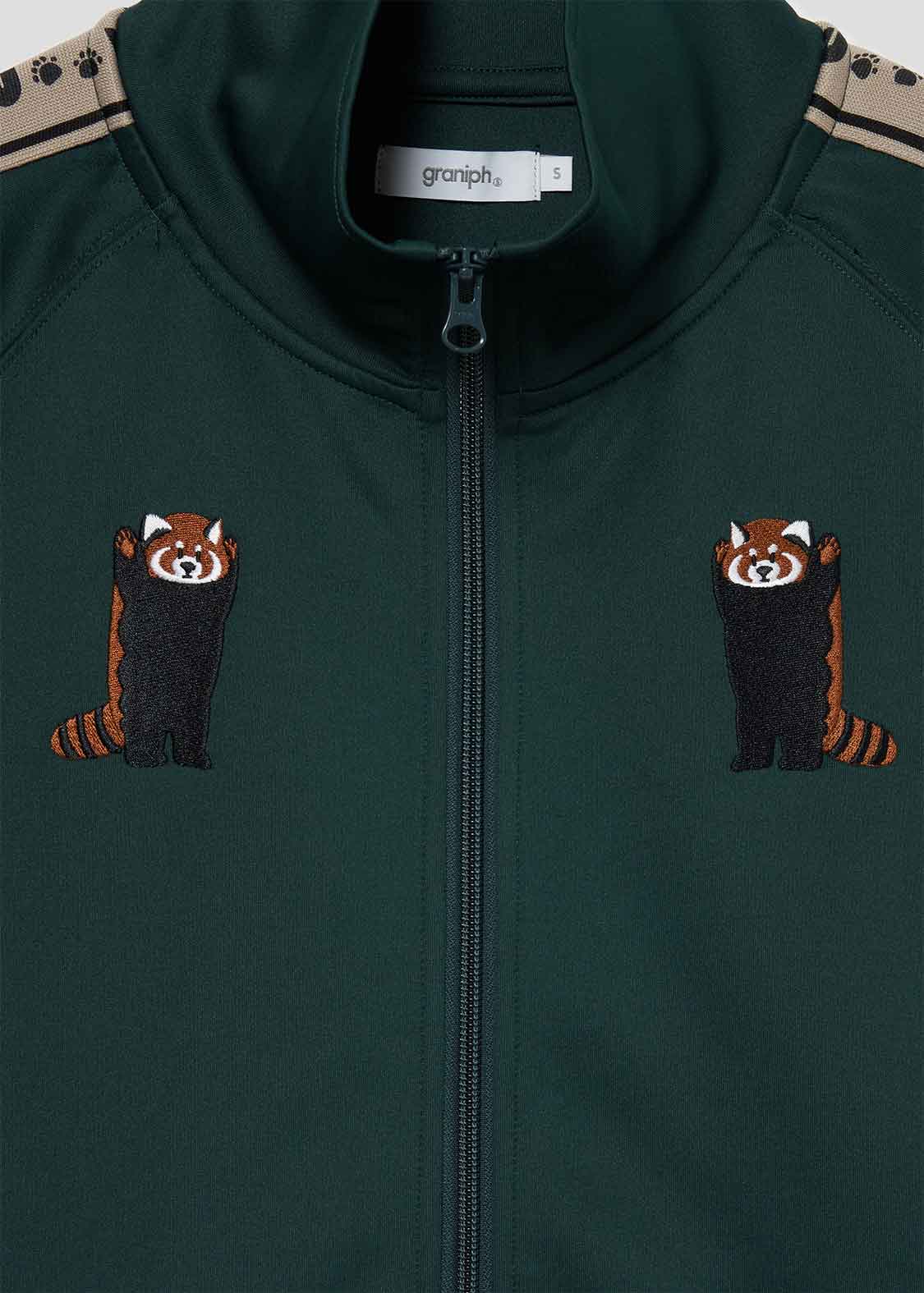 Long Sleeve Track Jacket (Threat Red Panda)