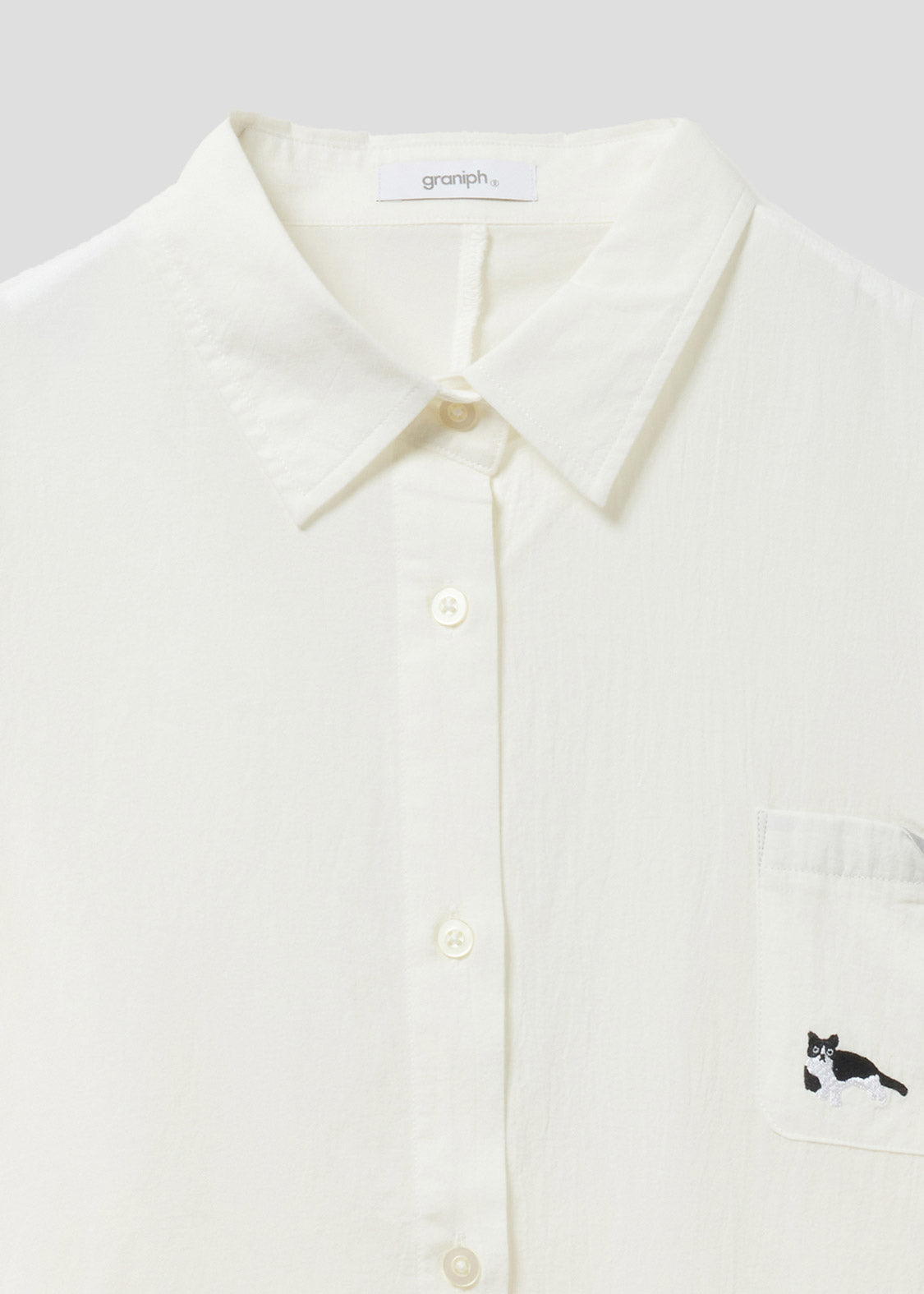 Embroidery Long Sleeve Shirt (Peel Off)