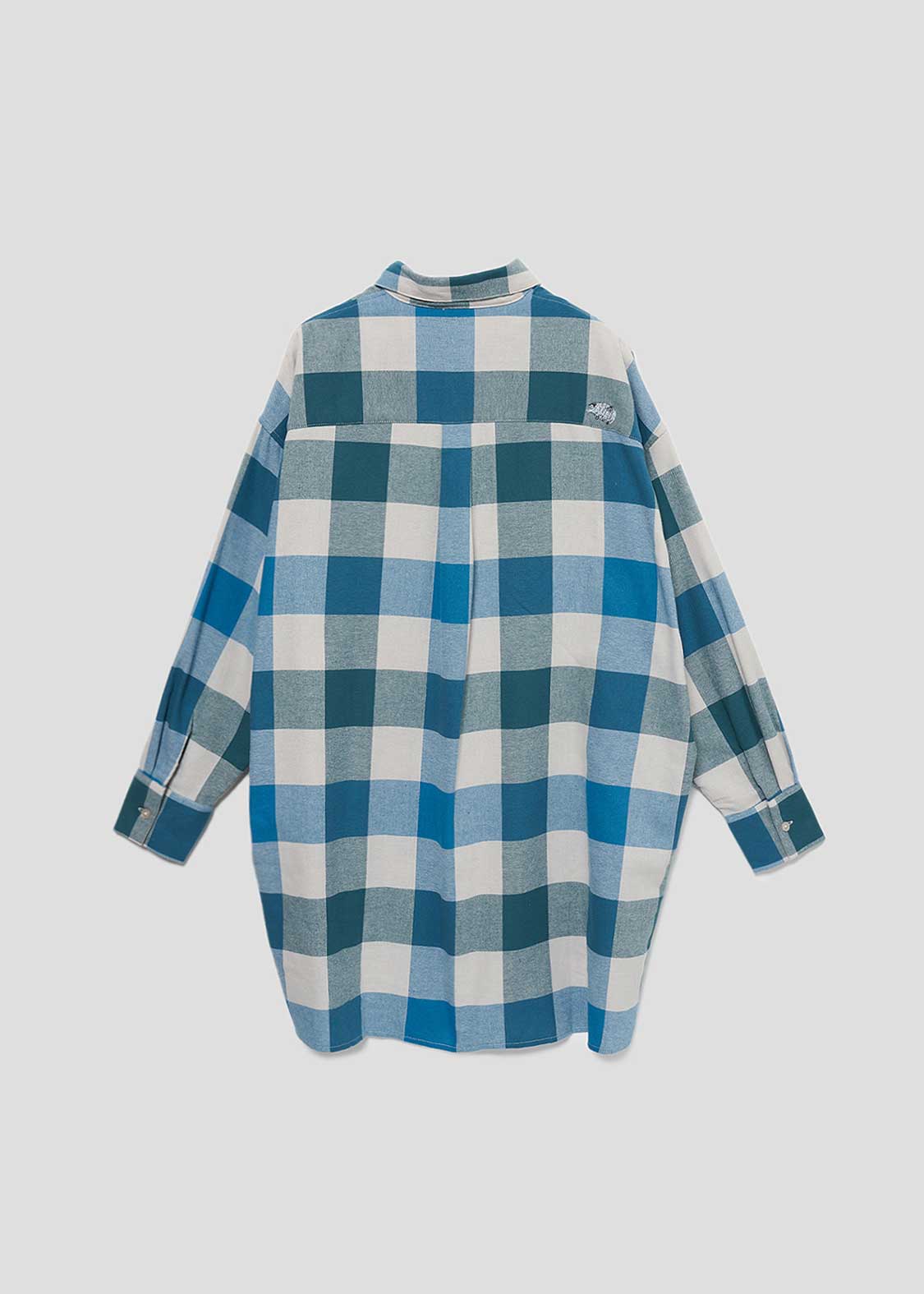 Loose Fit Long Sleeve Nel Shirt (Fluffy Penguin)