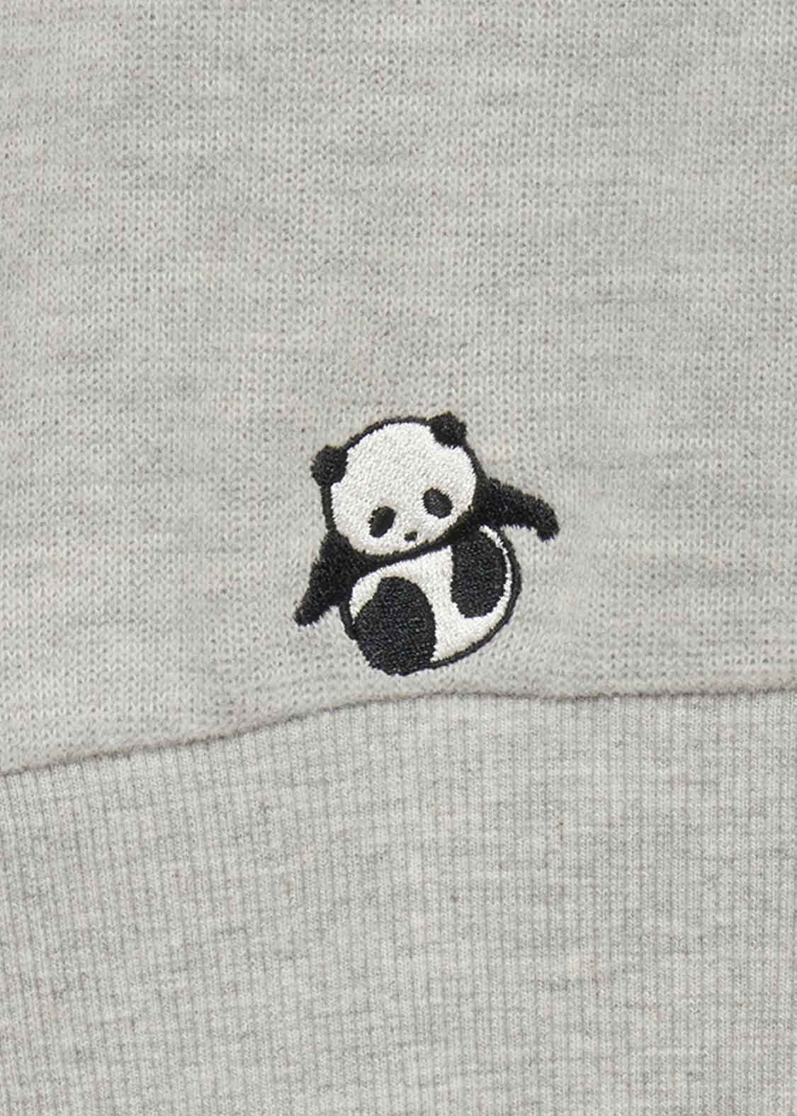 High Neck Long Sleeve Sweat (Rolling Pandas 2)