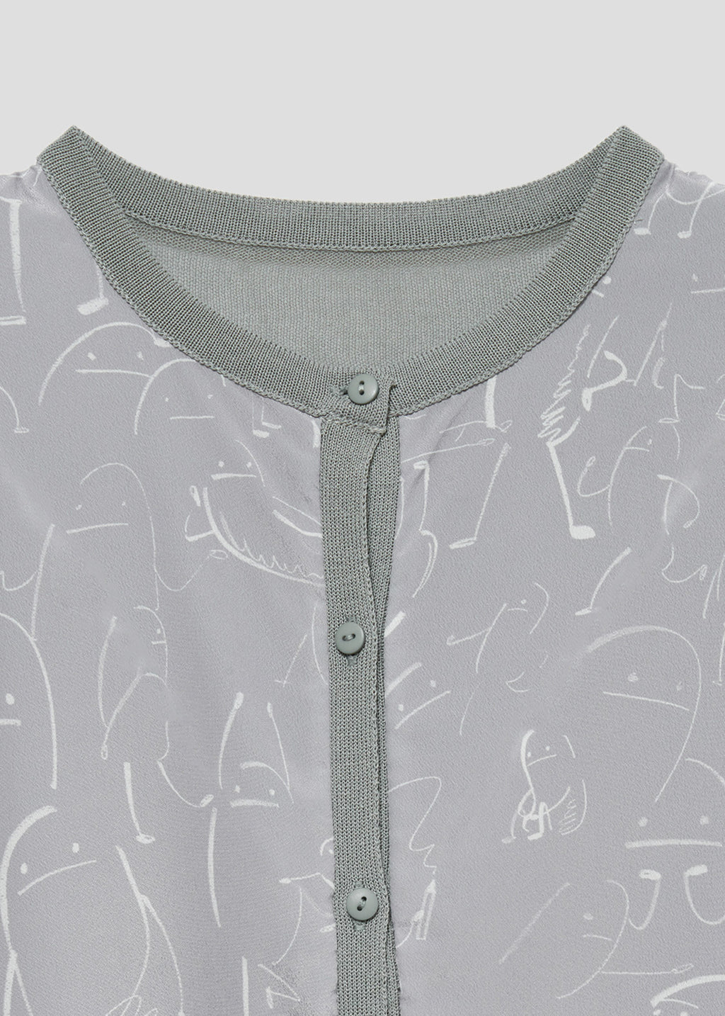 Sheer Long Sleeve Cardigan (Croquis BS)