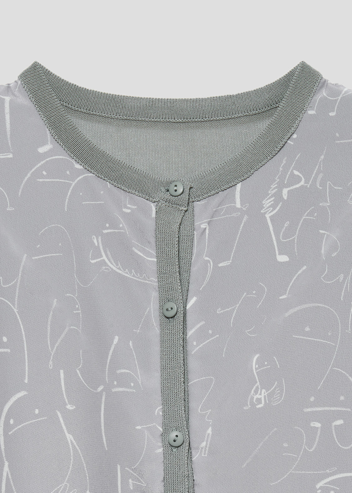 Sheer Long Sleeve Cardigan (Croquis BS)