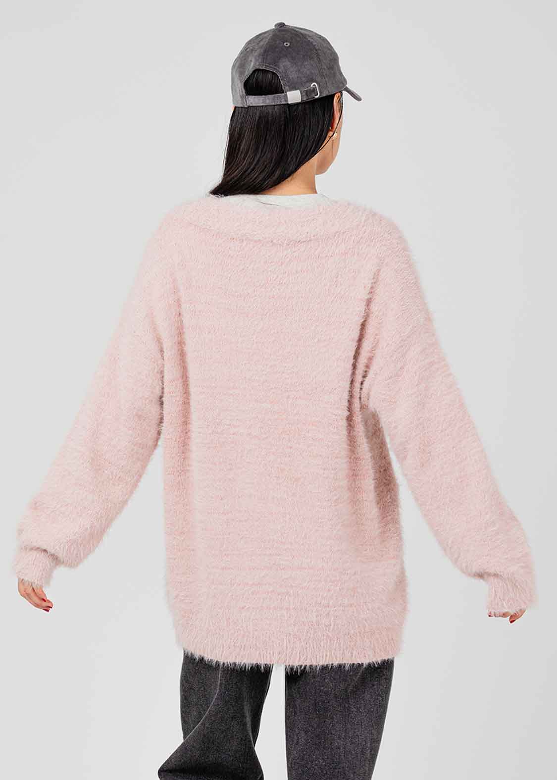 Long Sleeve Knit Cardigan (Shimaenaga 2)