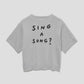 Compact Short Sleeve Knit Tee (Sing a Song Beautiful Shadow)