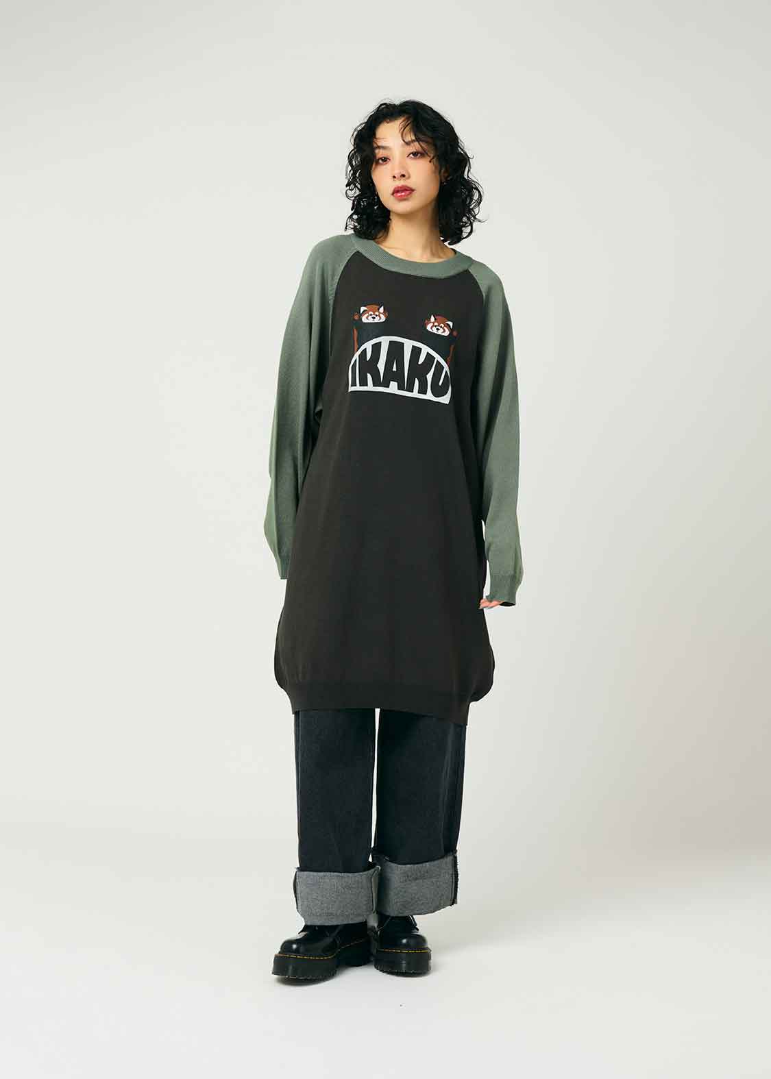 Raglan Sleeve Knit One-Piece (Ikaku) – Via Artists