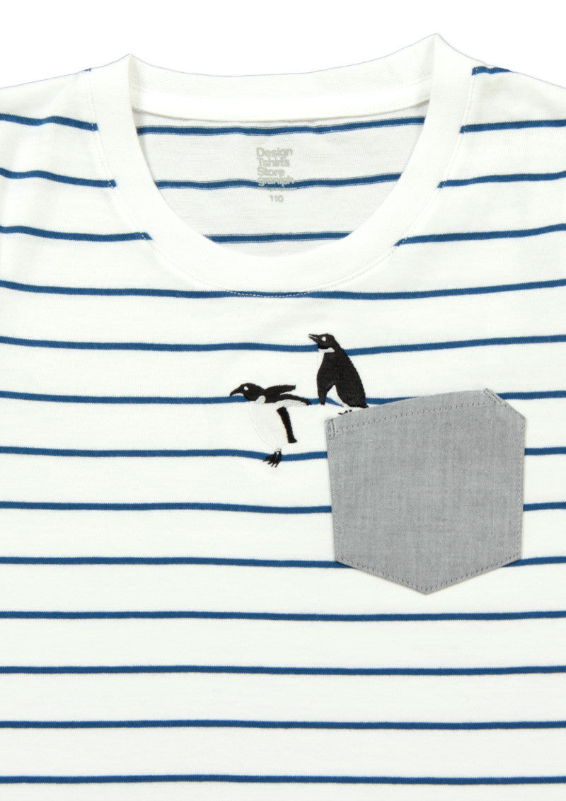 Pocket Design Short Sleeve Tee (Penguin Dive)
