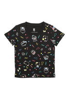 Sanrio characters Short Sleeve Tee (Sanrio characters_Neon Pattern)