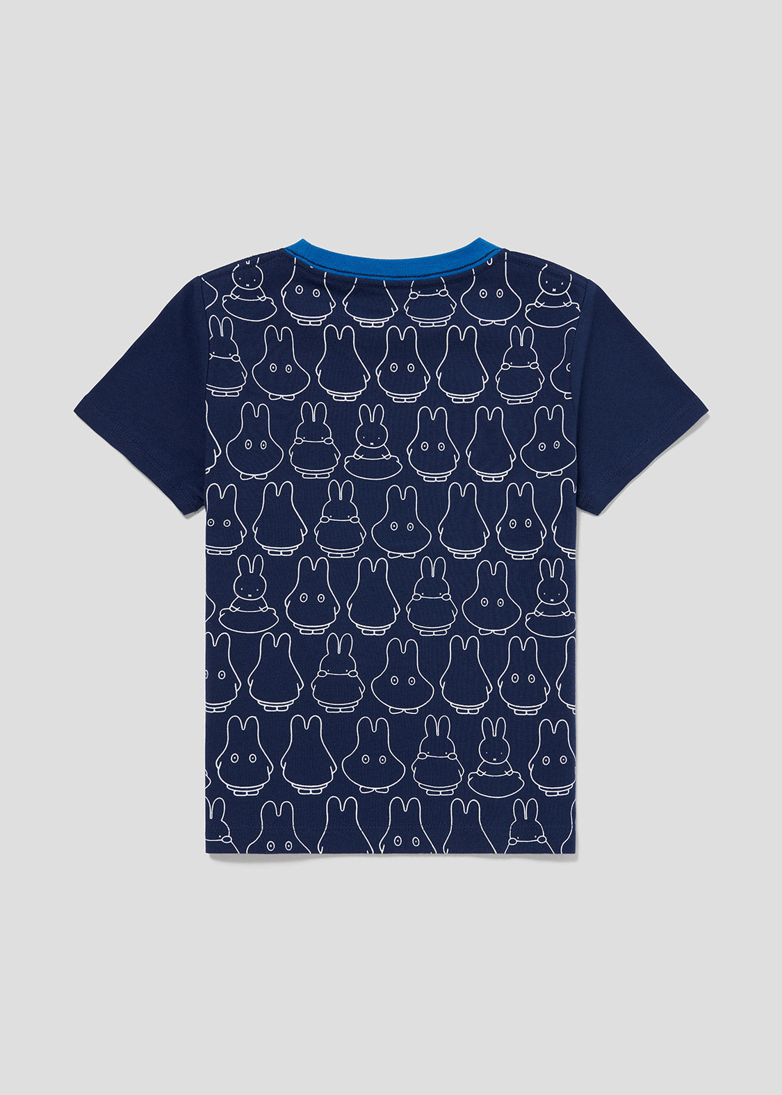 miffy Short Sleeve Tee (miffy_Ghost Pattern) - kids