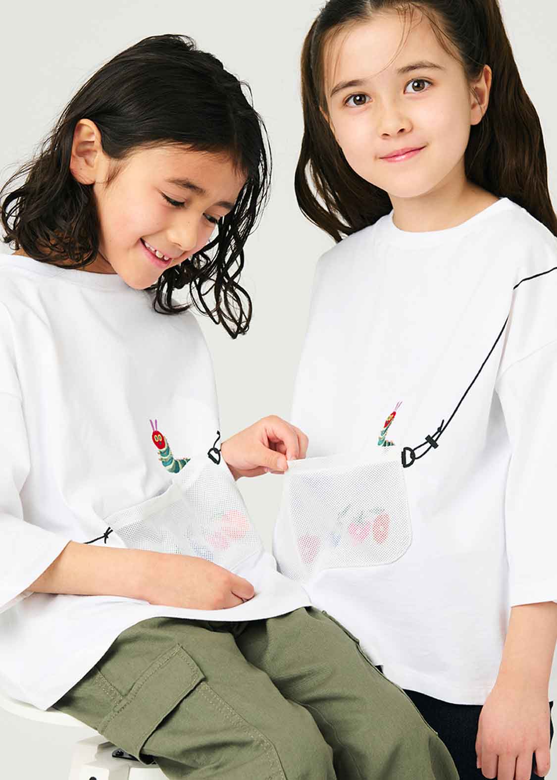 Eric Carle Big Silhouette Short Sleeve Tee (Eric Carle_Fruit and Very Hungry Caterpillar) - Kids