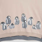Over Size Long Sleeve Sweat One-Piece (Fluffy Penguin)