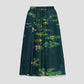 Impressionism Pleats Skirt (Impressionism_Water Lilies 1904)